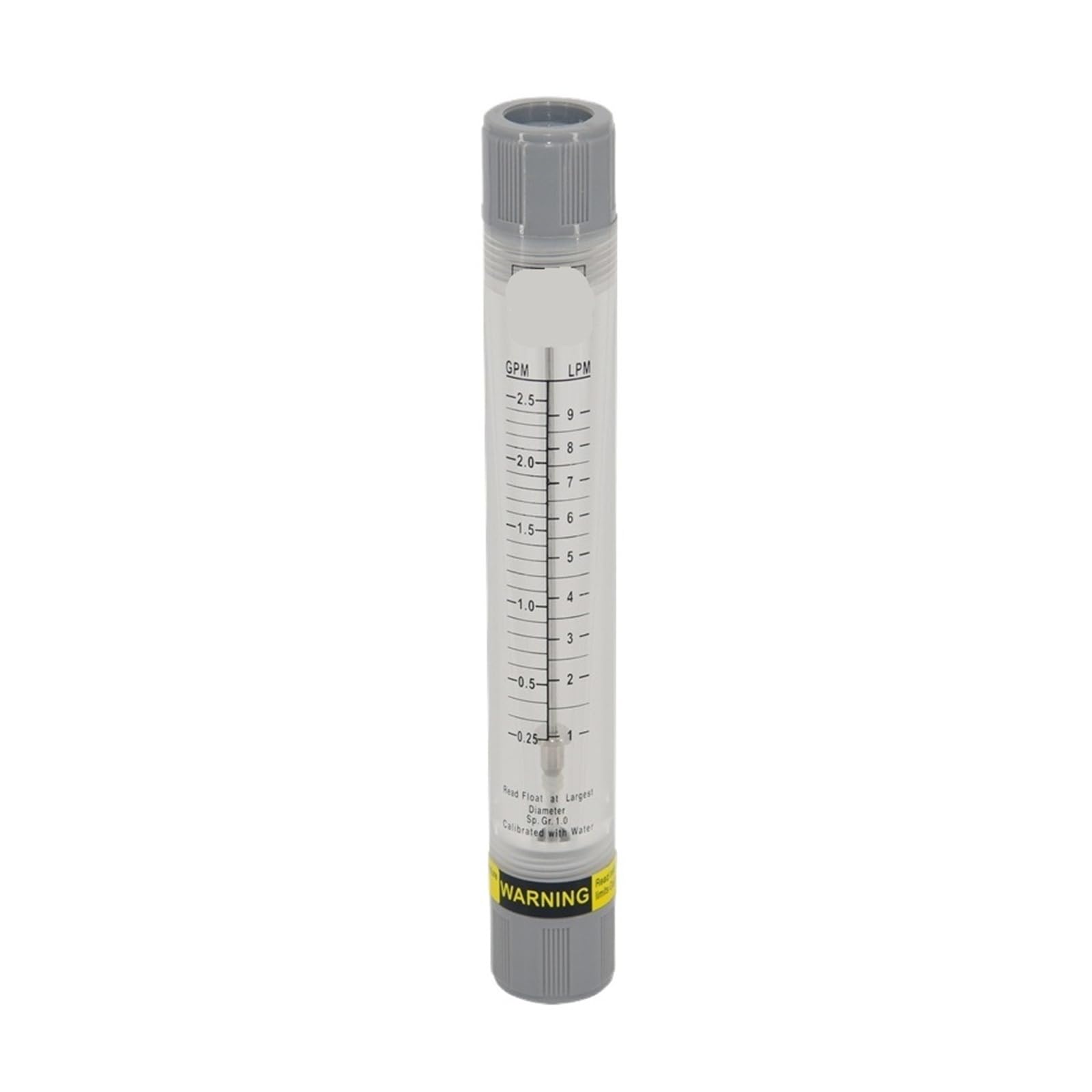 Débitmètre tubulaire LZM-15G rotamètre liquide 2-18LPM indicateur de débit d'eau