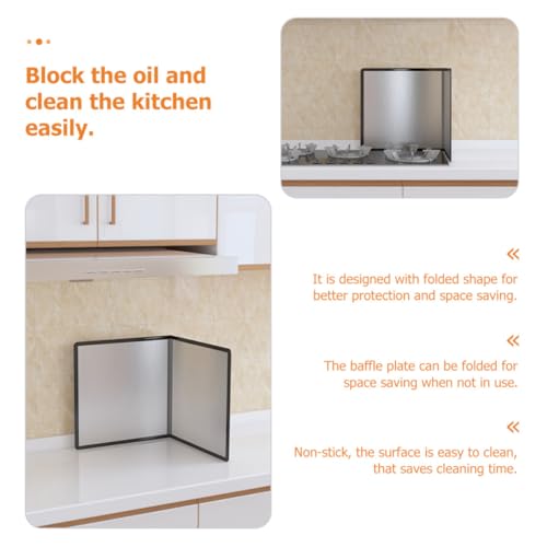 Placa Deflectora de Aceite protector anti salpicaduras para cocina 6