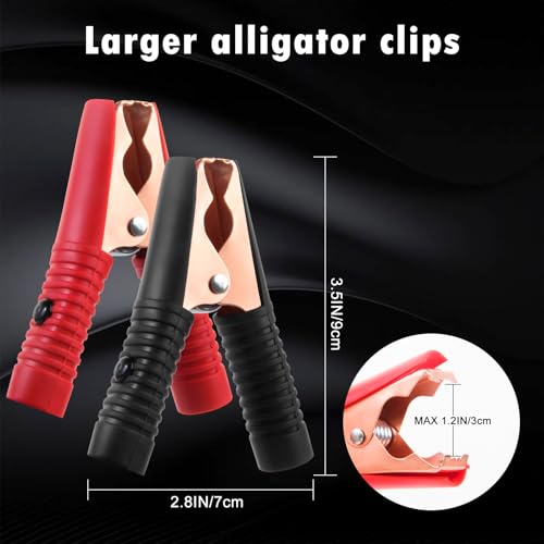 Adaptateur à libération rapide 12V SAE pour clips crocodile Cuzec - 2