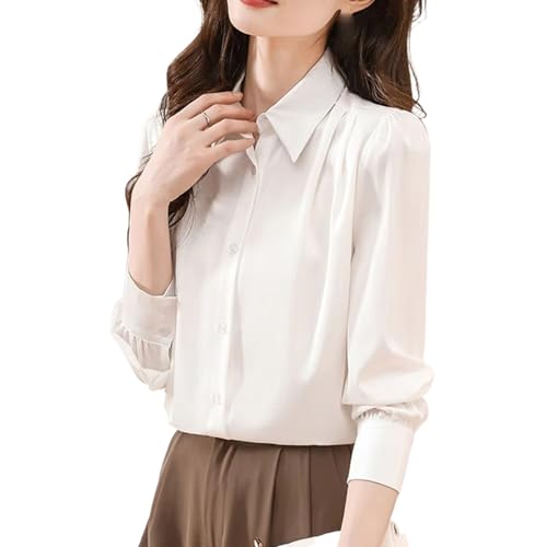 Haut de carrière en satin de couleur unie au style vintage et finitions chics