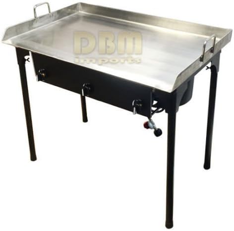 36" x 22 Triple Propane Burner Stove Stainless Steel Griddle Flat Top Taco Grill