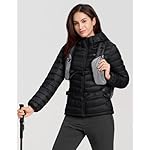 Pioneer Camp Women's Packable Puffer Jacket Winter Light Weight Water-Repellent Quilted Coat with Hood - Image 3
