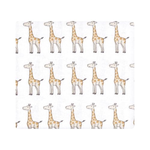 Image of Little Treasure Hudson Baby Cotton Poly Flannel Receiving Blankets Multipack, Blue Kangaroo, 30x30 inches