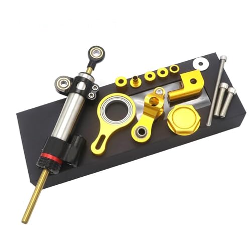 Support amortisseur stabilisation direction réglable alu CNC rigide pour R6