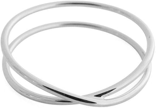 Honeycat Anillo Crossover X en oro, oro rosa o plata Joyería minimalista y delicada