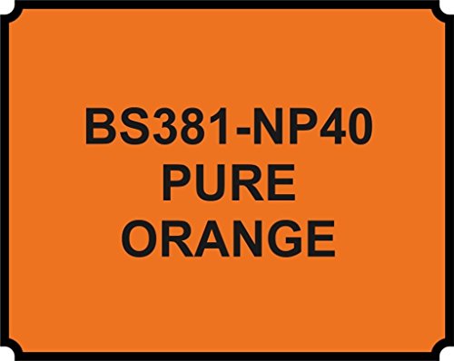 Xtremeauto® Direct to Metal Heat resistant outdoor Gloss & Matt Paint (1 Litre Matt Finish Paint, PURE ORANGE)