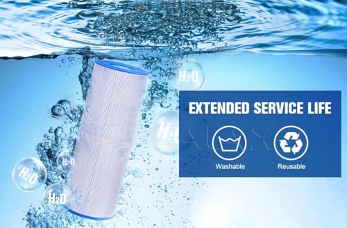 Image of Deeptime Ice Bath Filter Cartridge 7.7x4.5 inch PP Sediment 6 Pack