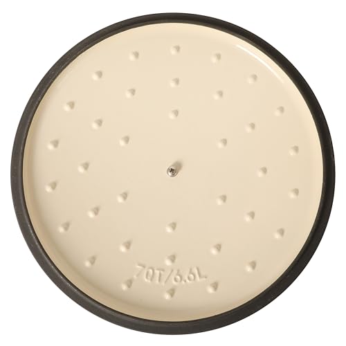 Image of Crock-Pot Artisan 7-Quart Enameled Cast Iron Dutch Oven Pot with Lid, Round, Gradient Taupe, Oven Safe Cookware