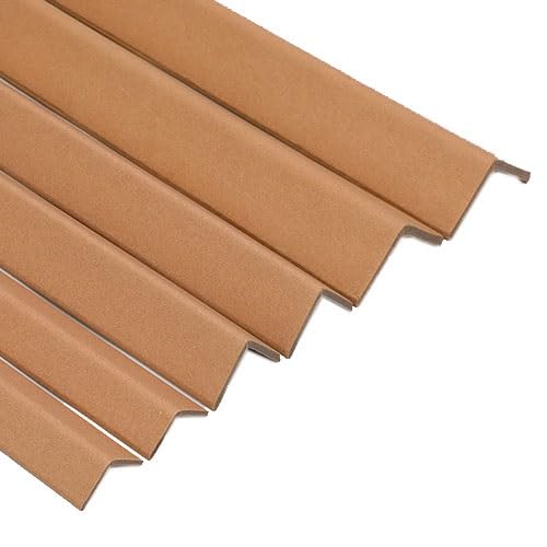 Lot de 100 protections d'angle en carton robustes en forme de L pour l'expédition et l'emballage, design durable pour un transport sûr et une protection