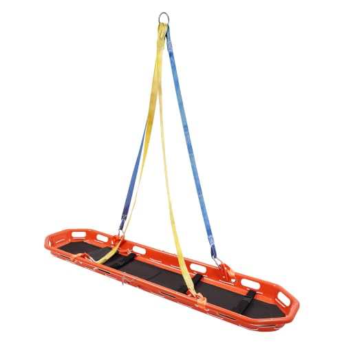 Rescue Basket Stretcher with Lifting Sling&Straps,595LBS Capacity