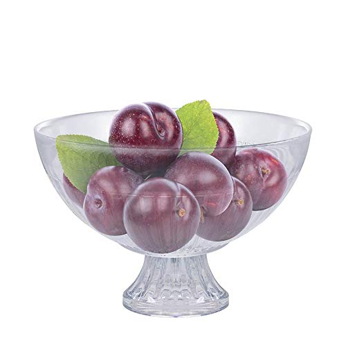 Bowl de Vidro/Tigela Gourmet com Pé Ruvolo