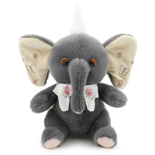 Image of Grey Elephant Soft Toy for Kids with Cute Hug-Friendly Plush for Babies, Toddlers & Children Safe, Lightweight & Easy to Clean (40CM)