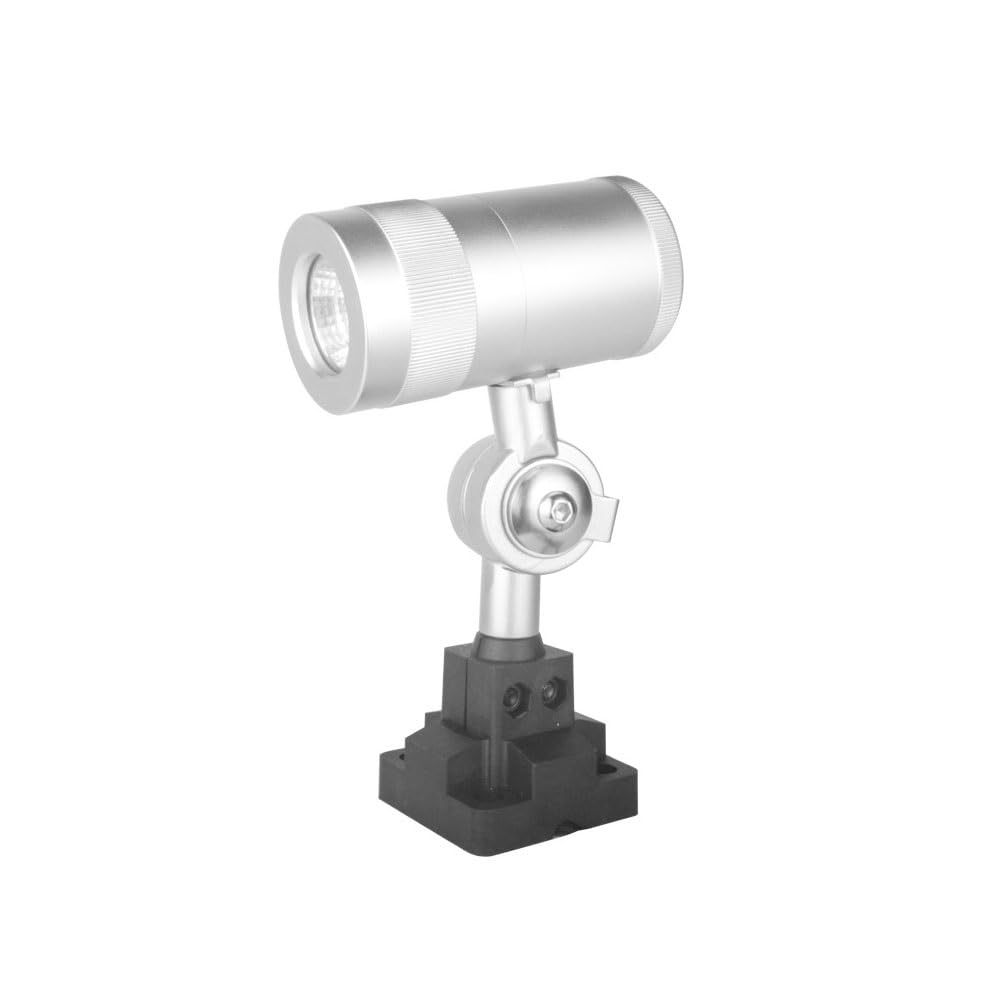 Aluminiowa lampa robocza LED z składanym ramieniem, lampa robocza do warsztatu, wodoszczelna lampa robocza IP67, regulowana do przemysłowych tokarek CNC