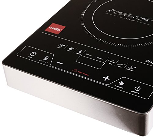 Image of Cello Blazing 500 2000-Watt Induction Cooker (Black) - Radiant