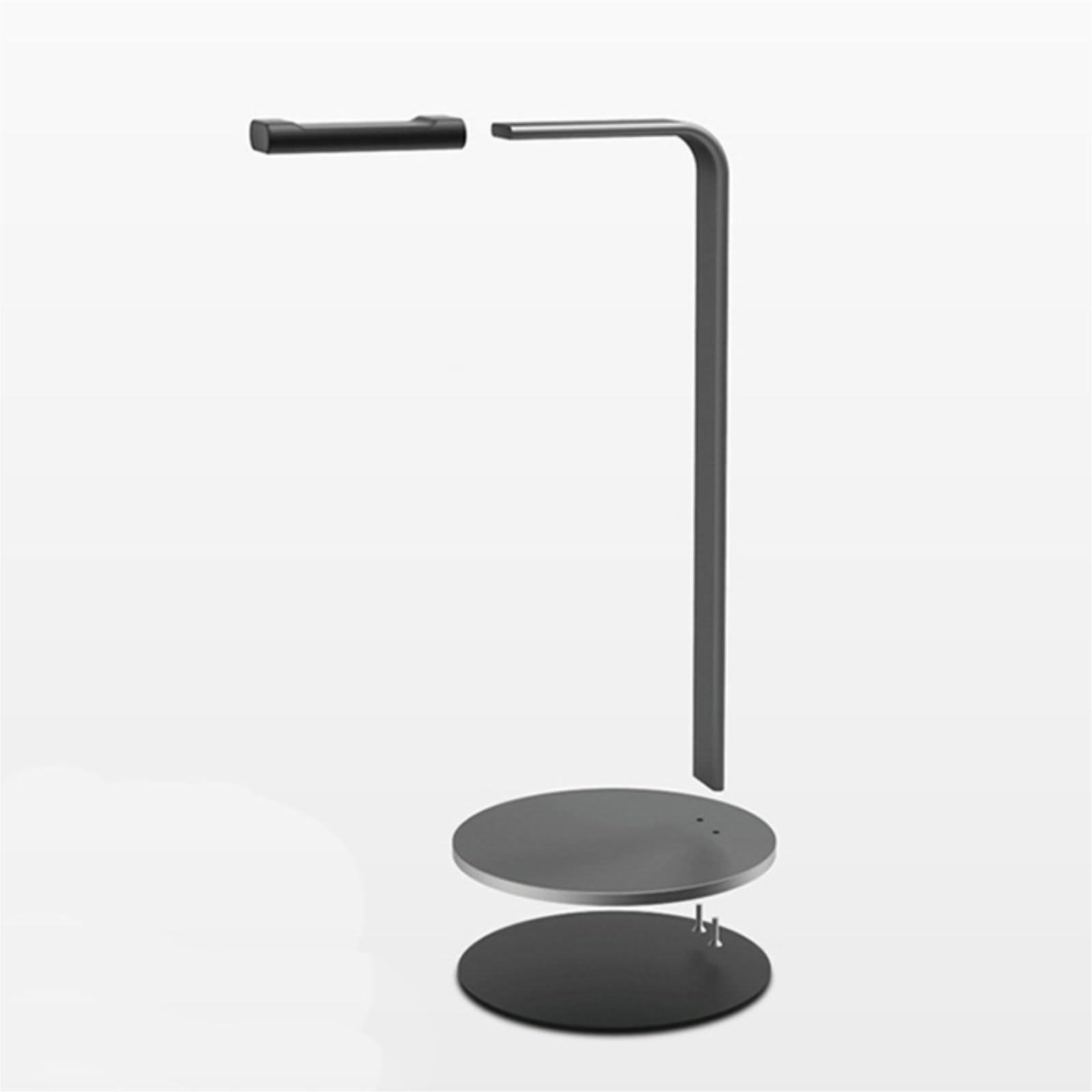 Supporto for cuffie in lega di alluminio montato sulla testa, staffa in metallo, espositore for, supporto for(B)