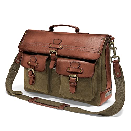 DRAKENSBERG Messenger Bag 'Milo' - shoulder bag and briefcase with laptop compartment up to 15