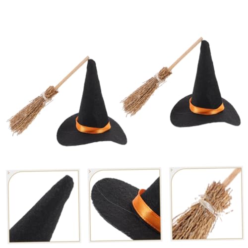 Mini Chapeaux de Sorcière et Balais pour Décorer Facilement Halloween - 7