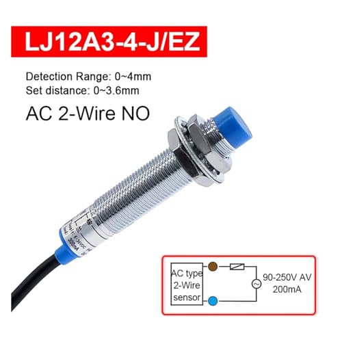 Sensor inductivo LJ12A3 interruptor de proximidad impermeable para sustituir finales de carrera 3