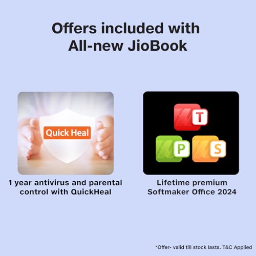 JioBook 11 with Lifetime Office | Android 4G Laptop Mediatek 8788 (JioOS) | Octa-core | 4GB RAM | 64 eMMC Storage | Thin and Light Laptop (11.6 inch, 990 Grams) | Dual Band WiFi + SIM | Blue — photo 8