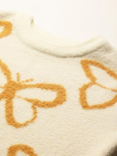 Image of Aarika Women Winter Wear Peach Colour Woolen Butterfly Sweater