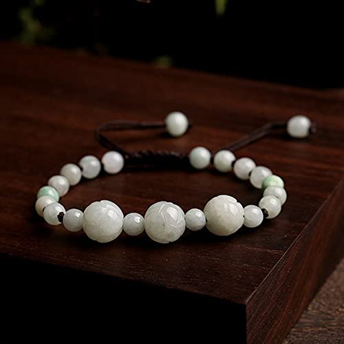 Bracelet ajustable en jade émeraude fini les bijoux fragiles