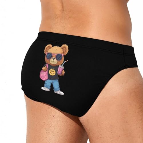 Fashion Bear Mens Swim Briefs Quick Dry Triangle Trunks Swimsuit Swimming Bikini Swimwear3