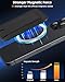 for MagSafe Wallet, Stronger Magnetic Wallet for iPhone 17/16/15/14/13/12 Series, 7 Cards Holder, Magnetic Phone Wallets, Vegan Leather Minimalist Slim RFID for iPhone Wallets, 1 Slot, Black & Black
