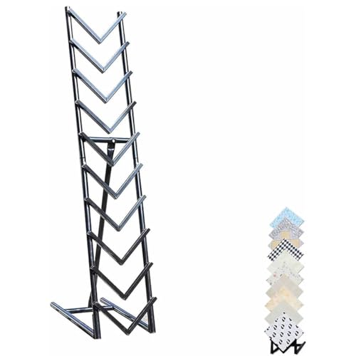 Soporte de madera multicapa para escaparate de azulejos de suelo resistente, marco de tablero publicitario comercial para ahorrar espacio al por menor