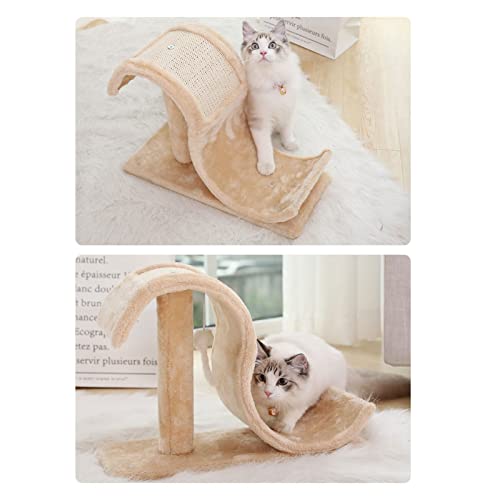 Arbre à chat avec griffoir et cachette pour chatons et chats d'intérieur