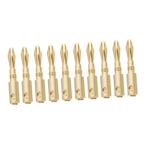 Conector jack de audio jojofuny fabricado en cobre puro para bloques de altavoces 5