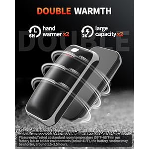 Hand Warmers Rechargeable 2 Pack Electric Hand Warmer Reusable Portable Pocket Heater USB Handwarmers Gifts for Men Women Indoor Outdoor Hiking Skiing Camping Hunting Accessories