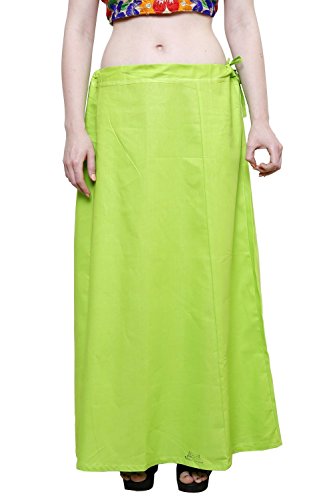 Image of Pistaa's combo of Women's Cotton Best Plain Solid Indian Readymade Inskirt Saree petticoats