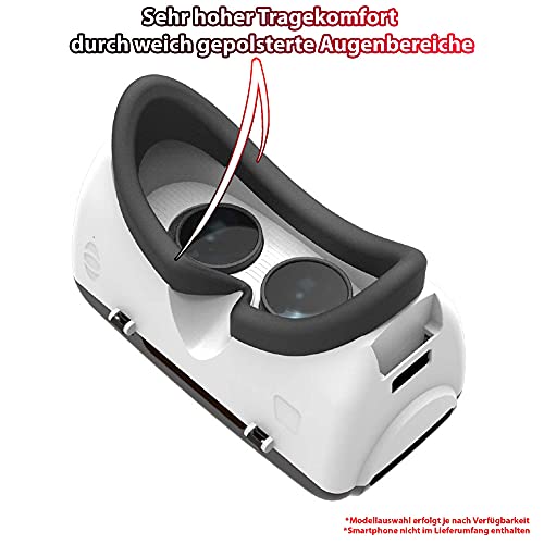Virtual Reality 3D Brille inkl. Bluetooth-Controller, VR-Brille ist kompatibel mit allen Smartphones in der Größe 4.0 bis 6 Zoll z.B. Samsung Galaxy Modelle, iPhone, Google Pixel, Xiaomi u.v.a. - Image 8
