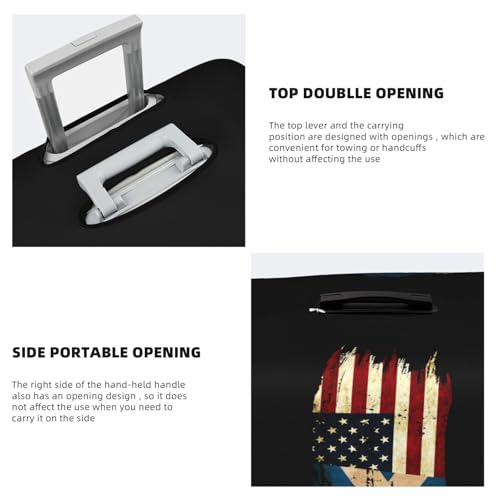 Travel Luggage Cover Vintage America And Scotland Scottish Flag 1 Fashion Washable Baggage Suitcase Protector Fit For Luggage X-Large4