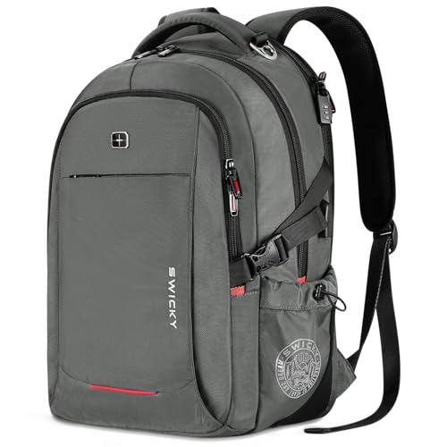 star cloud Travel Laptop Backpack - 16 Inch Business College Backpacks With USB Charging Port - Heavy Duty Water Repellent Anti Theft Computer Backpacks for Men/Women Grey