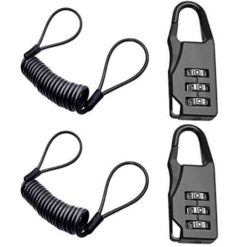 Candado Casco Moto combinacion numerico 2 uds con 2 uds Cable candado para Casco candado Casco Moto Custom candado Casco candados Casco Moto antirrobo Casco Moto Cover