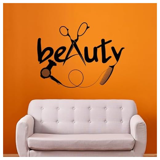 Vinyl Wall Decal for Beauty Salons