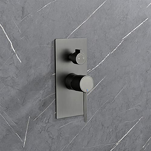 Mitigeur de douche mural au design dissimulé avec finition noire