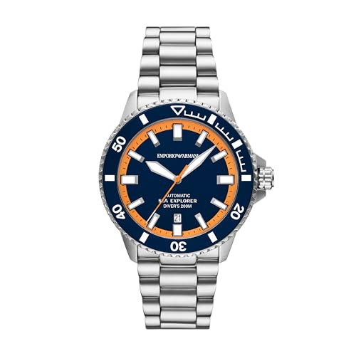 Emporio Armani Men's Sea Explorer Automatic Stainless Steel Watch
