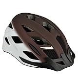 Fischer Fahrrad Urban Retro S/M MTB-Helm Braun, Weiß Konfektionsgroeße=M