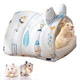 Lit pour cochon d'Inde, hamster, lit chaud et confortable pour cochon d'Inde, accessoires de cage pour petits animaux, cachette pour lapins nains, chinchillas, hamsters, hérissons, furets, dragons