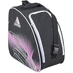 Patines Jackson Artiste Jackson Ultima Bolsa de Patines Extragrande, Logotipo Serigrafiado, Bolsillo con Cremallera y Correa para el Hombro (Estilo núm. JL350)