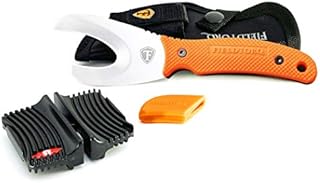 FieldTorq FRN - Bone Cutting Hunting & Skinning Knife for Deer Bear Elk Hogs | Gut Hook Fixed Blade Hunting Knife with Sheath & Sharpener | 5X Faster Safer Cleaner | Available in Different Handles