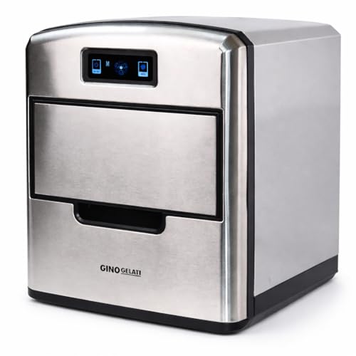 Syntrox Germany GG-175W de Luxe Digitaler Edelstahl Eiswürfelbereiter Eiswürfelmaschine Icemaker