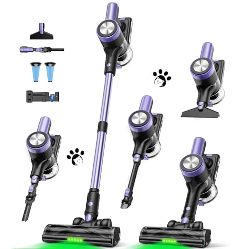 Cordless Vacuum with Anti-Tangle Brush