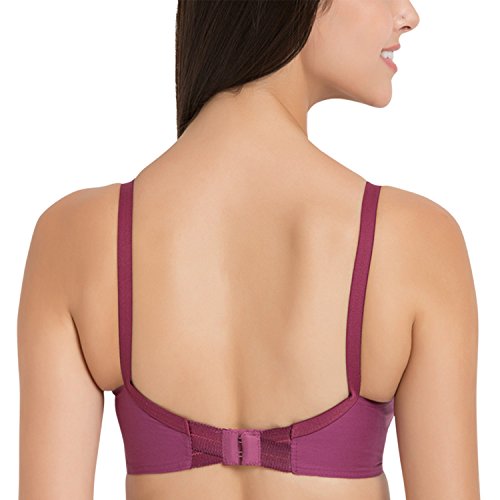 Image of SOUMINIE - U Shaped Back - 100% Cotton Full Figure Bra - Minimizer - Non Padded - Full Coverage Wirefree Seamed Bra