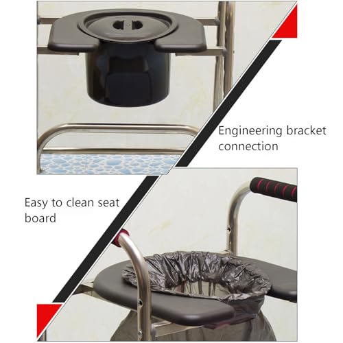 Commode de chevet pour personnes âgées pliable pour éviter les chutes nocturnes - 7