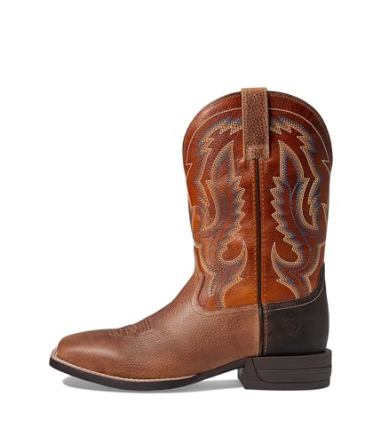 ARIAT ARIAT Men's Steadfast Western Boot - Western Brown/Fall Orange, 12 Medium