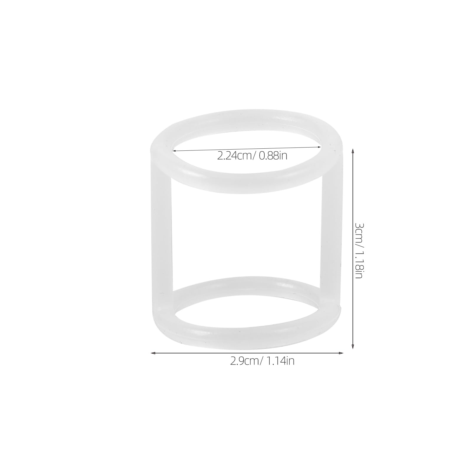 Lot de 3 joints d'étanchéité pour sorbetière Pièces de rechange universelles Joints anti-fuite pour machines à crème glacée Installation durable et réutilisable