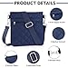 Quilted Crossbody Bags for Women Puffer Small Crossbody Bag Purses Puffy Shoulder Handbag for Women Travel- Navy